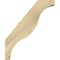 Ekena Millwork 6"W x 20"D x 24"H Funston Rough Sawn Knee Brace, Douglas Fir BRC06X20X24FST00RDF - alternate 4